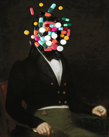 Pill Head Portrait