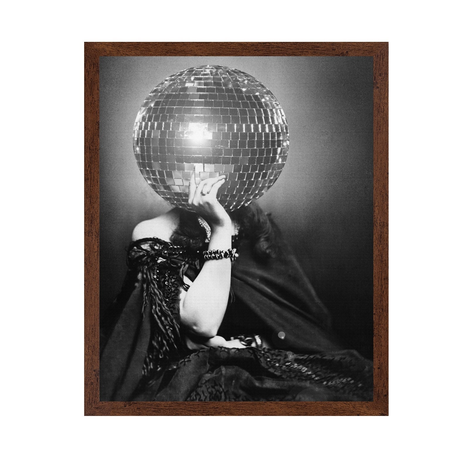 Disco Ball Portrait