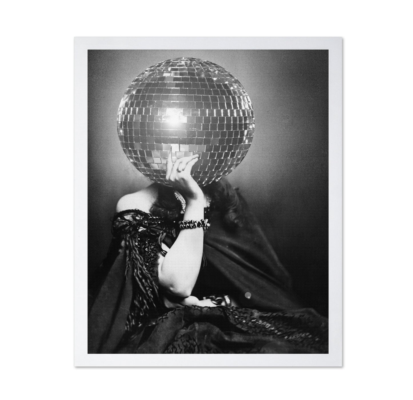 Disco Ball Portrait