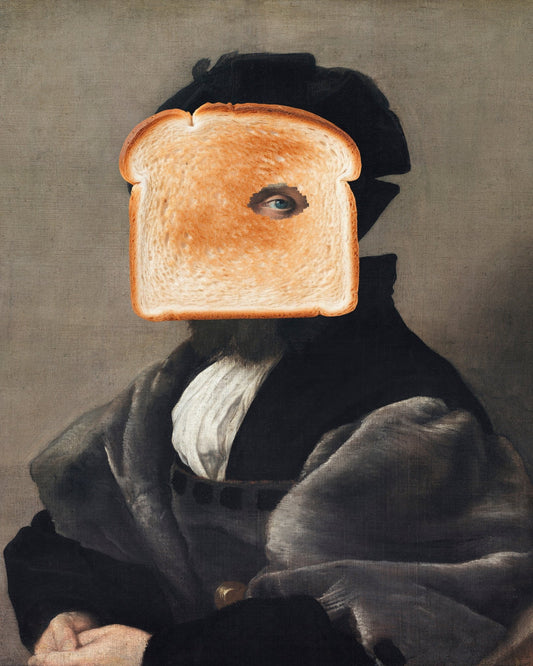 Toast Face Portrait