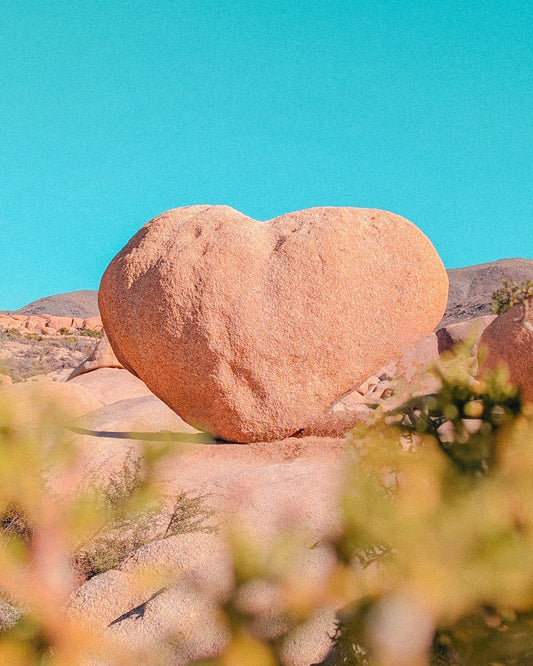 Heart Rock Desert