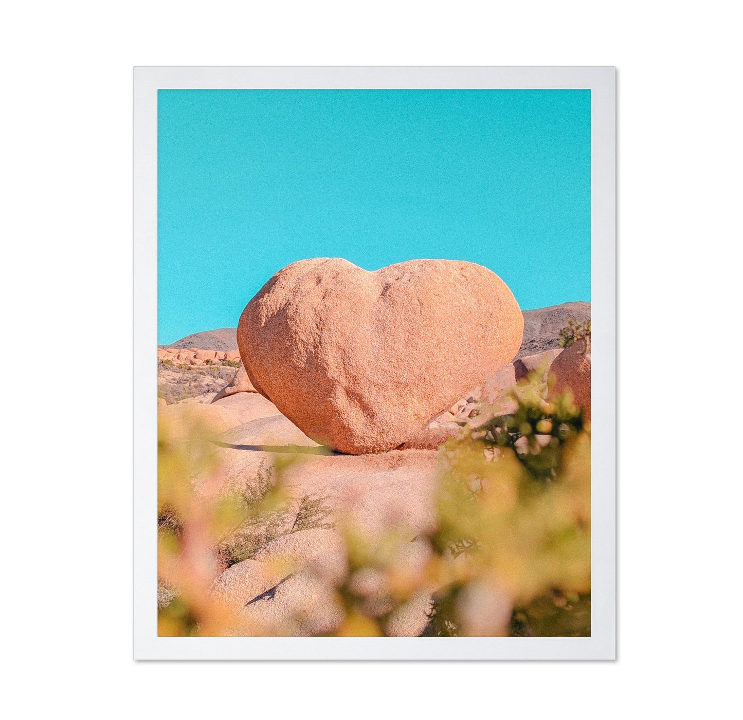 Heart Rock Desert
