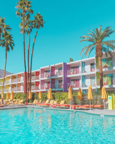 Colorful Poolside Hotel