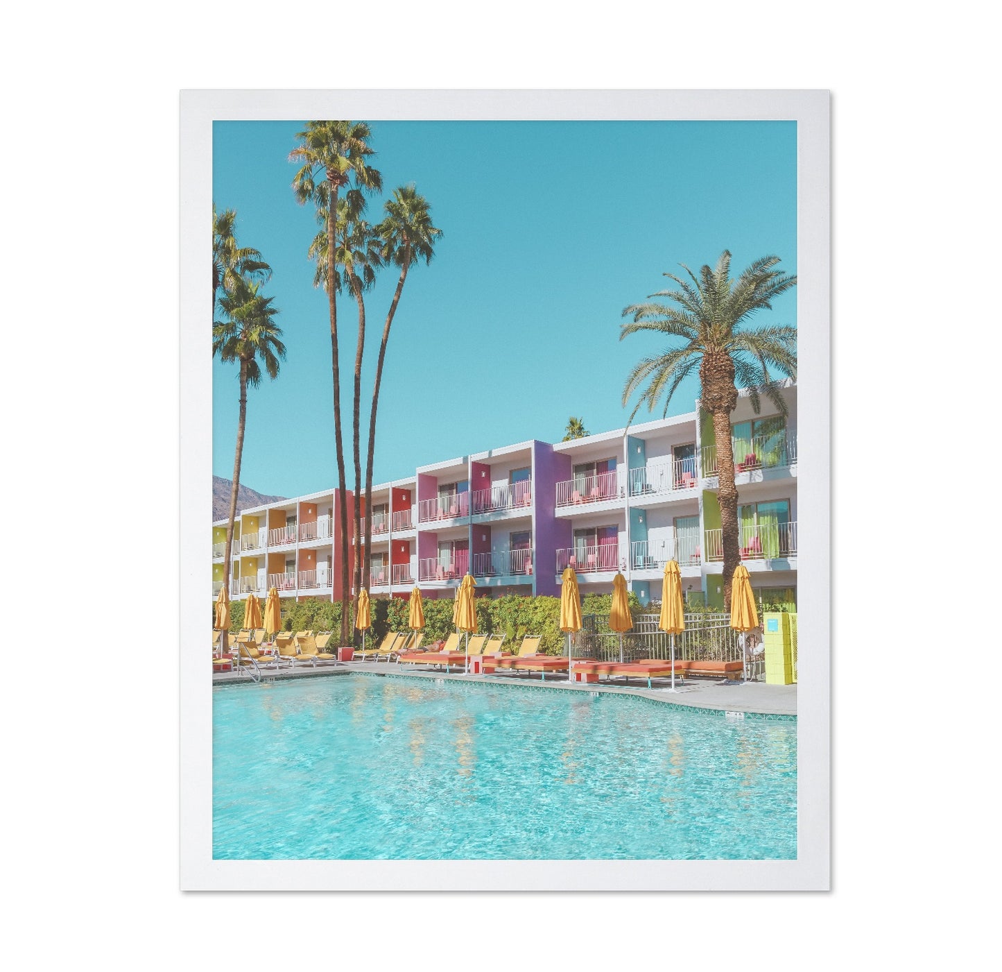 Colorful Poolside Hotel