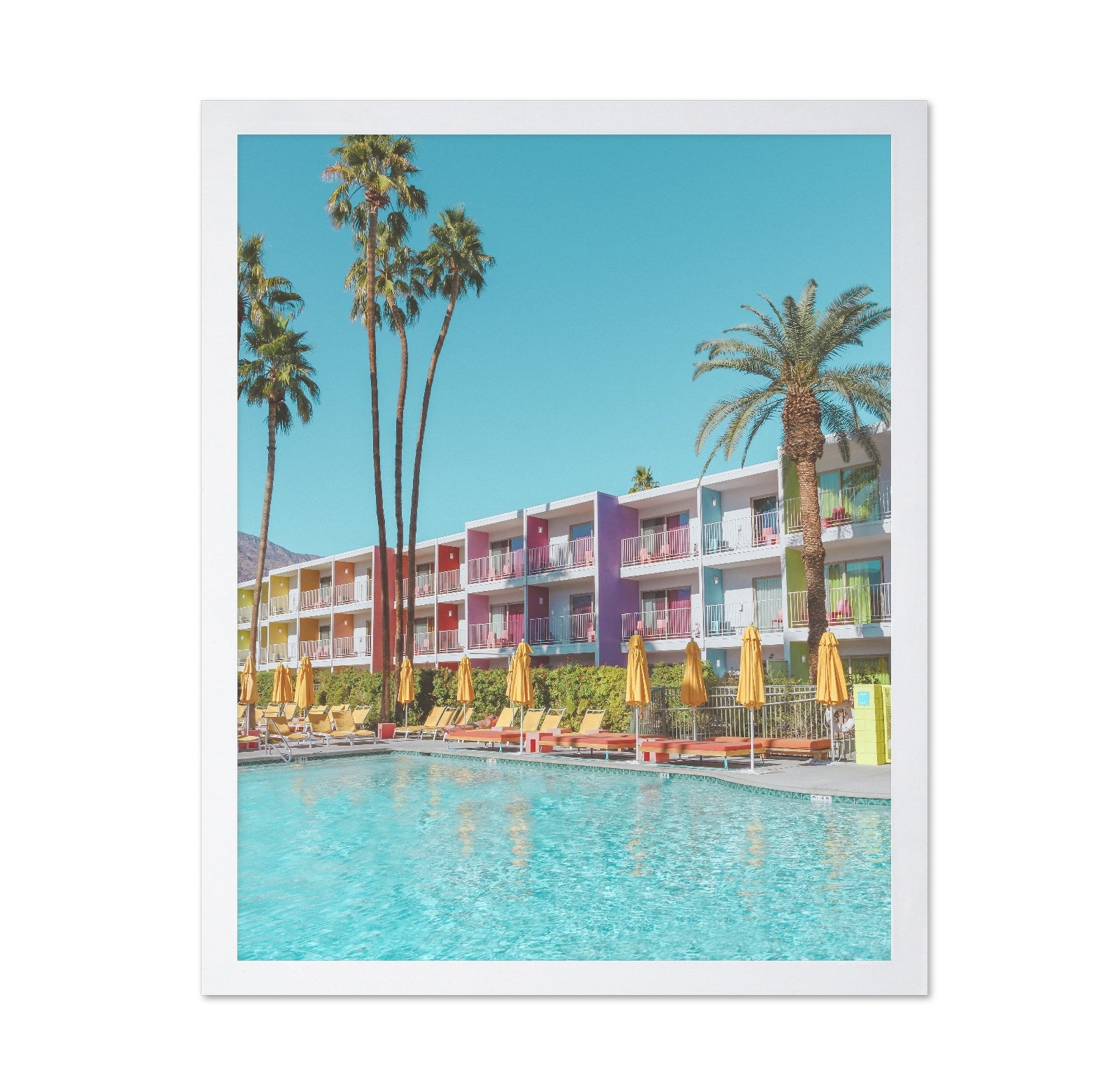 Colorful Poolside Hotel