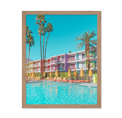 Colorful Poolside Hotel