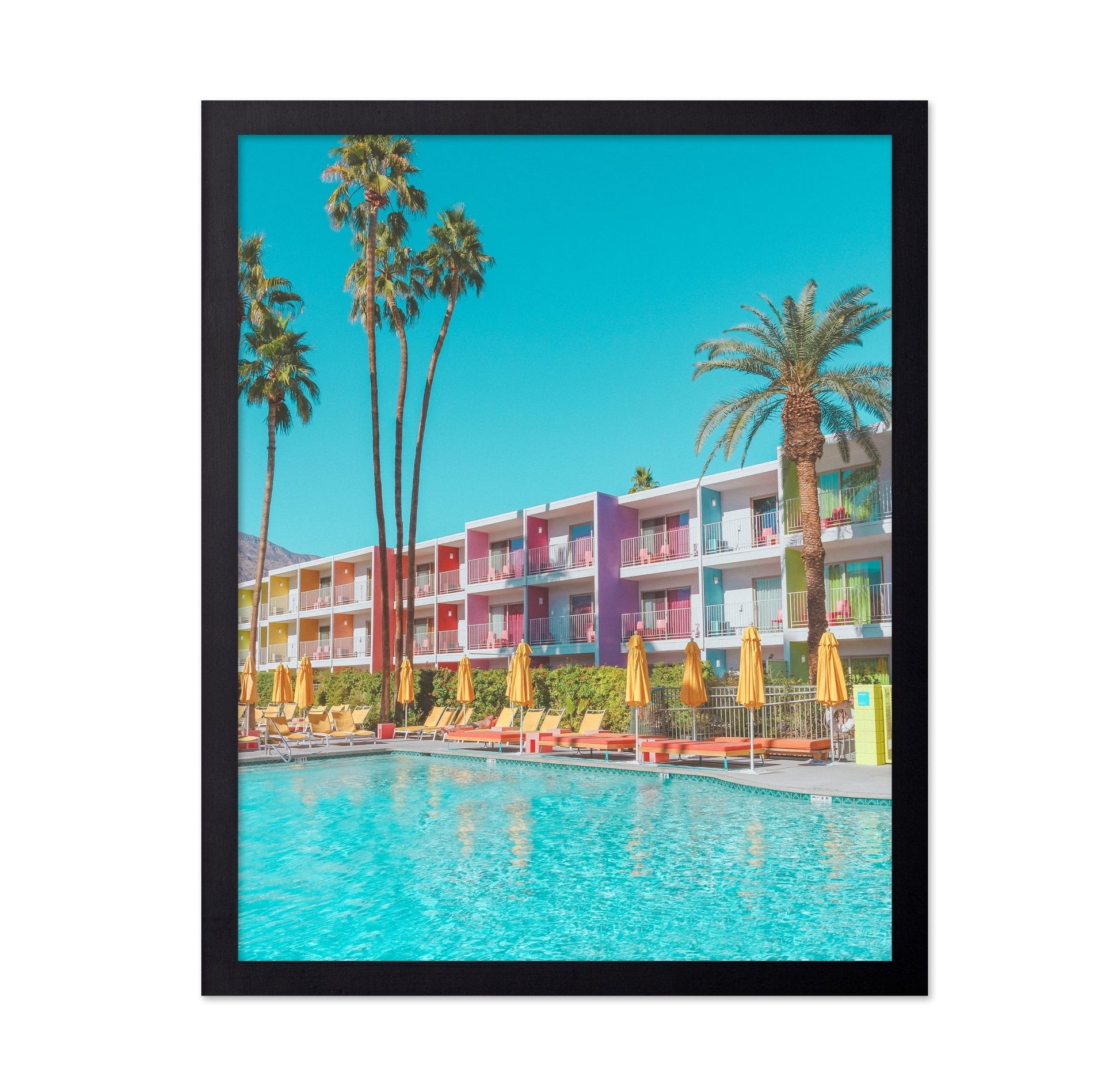 Colorful Poolside Hotel