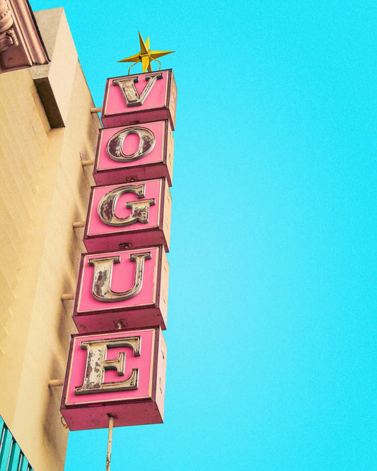 Vintage Vogue Sign