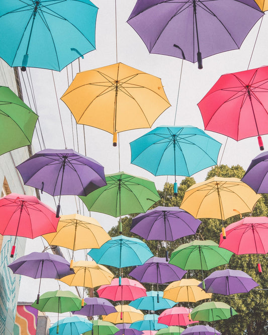 Colorful Umbrella Sky No2