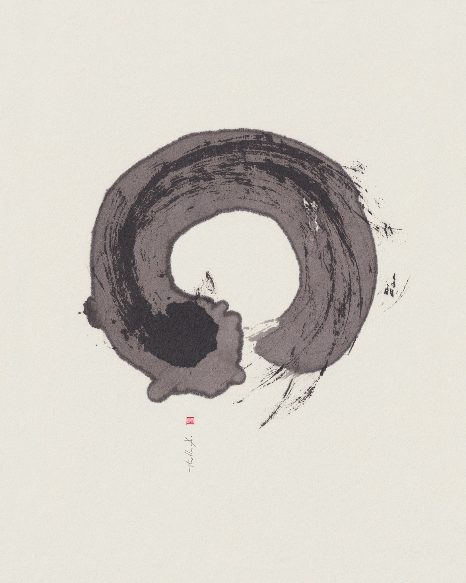 Zen Circle Ink No1