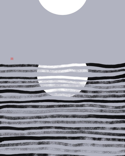 Striped Horizon Sun