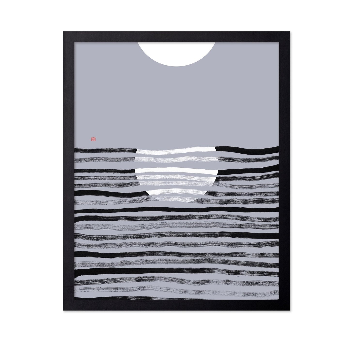 Striped Horizon Sun