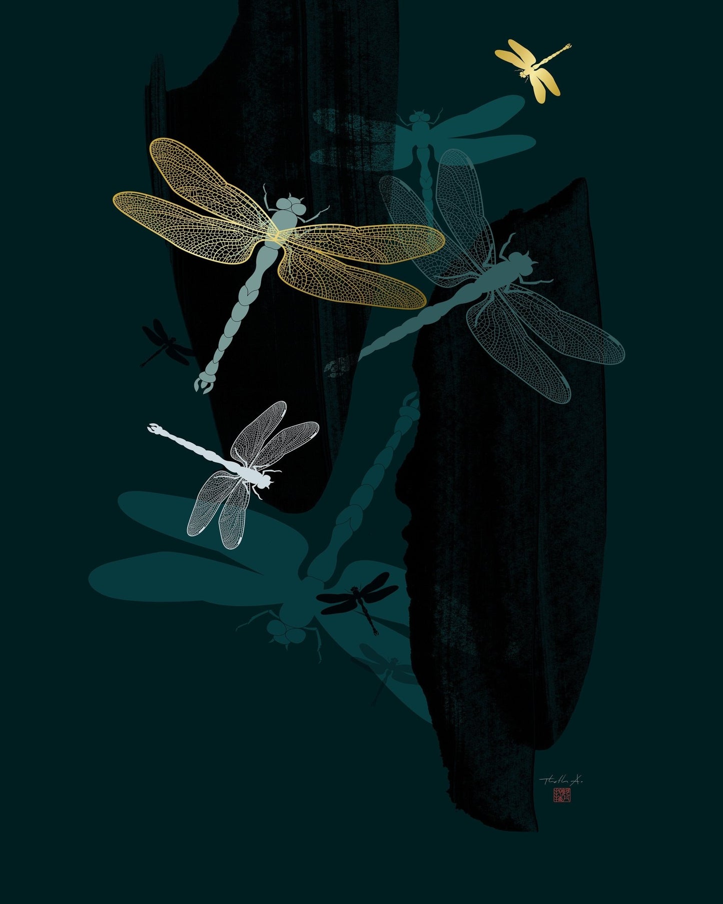 Dragonfly Night Flight