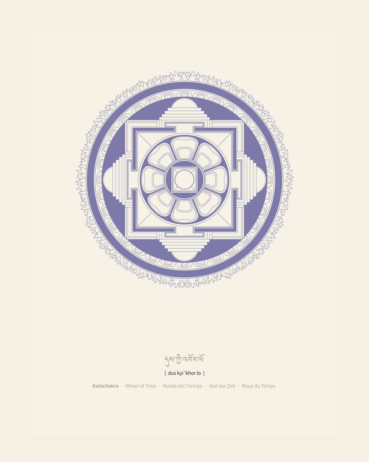 Sacred Mandala Wheel
