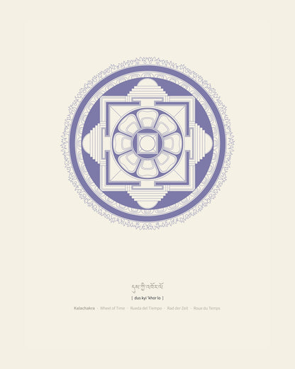 Sacred Mandala Wheel