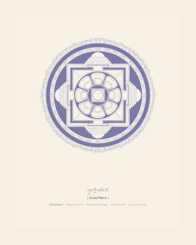 Sacred Mandala Wheel