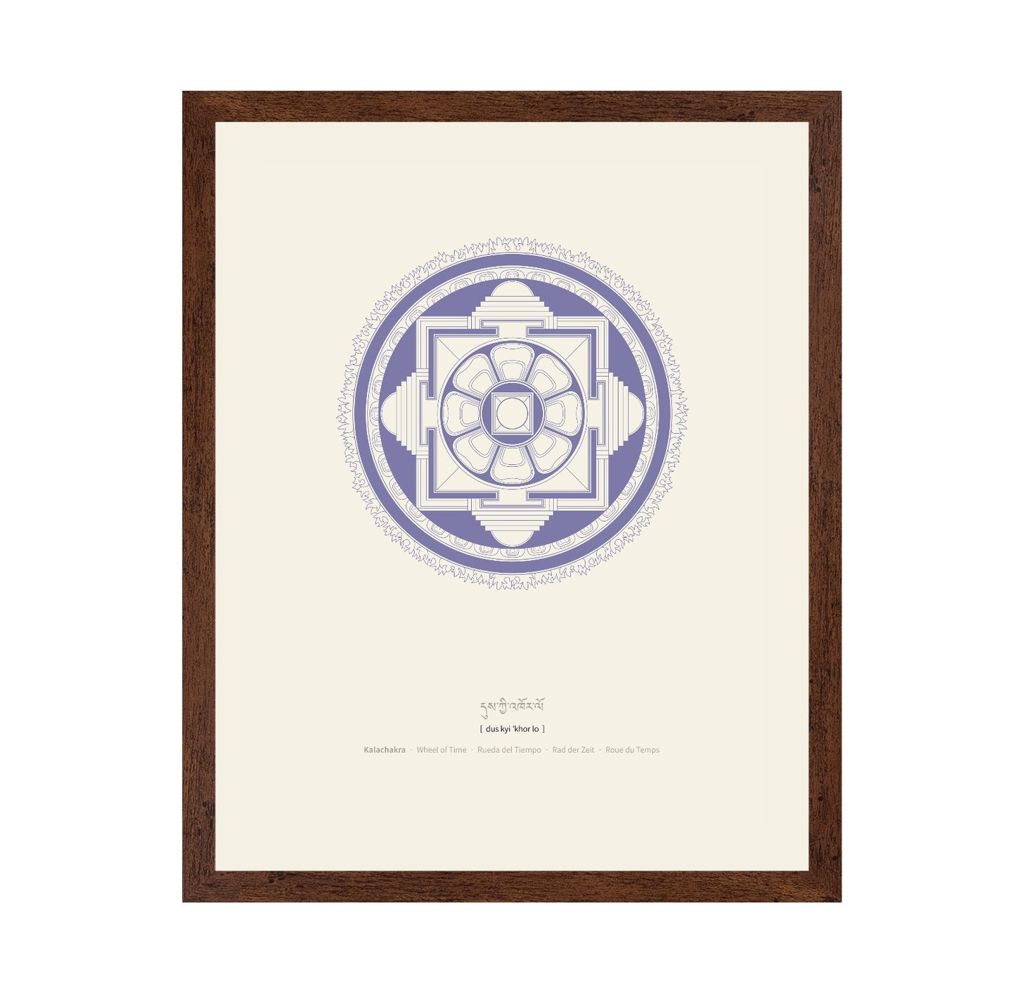 Sacred Mandala Wheel