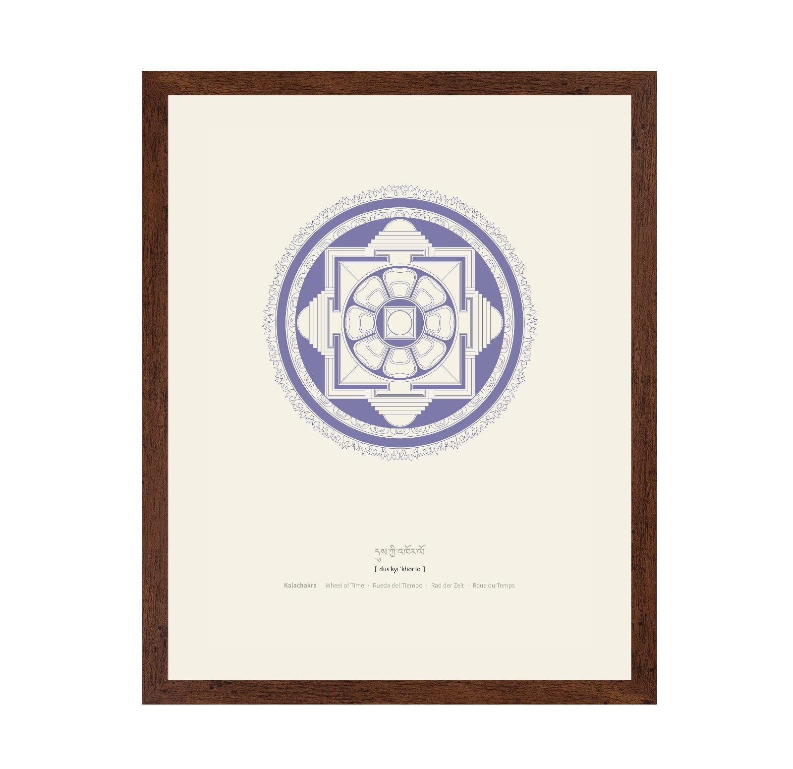 Sacred Mandala Wheel