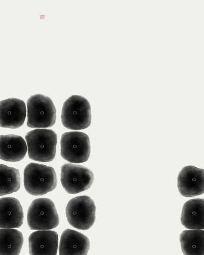 Ink Dot Grid Pattern