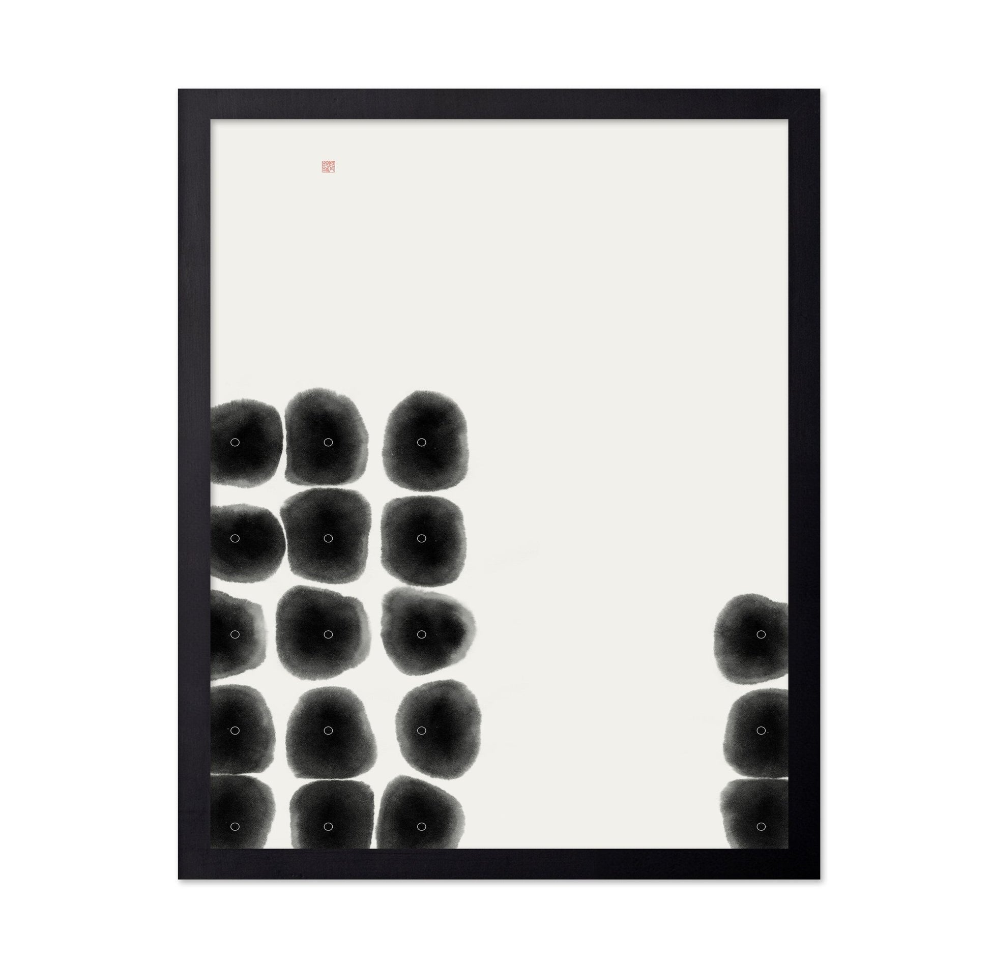 Ink Dot Grid Pattern