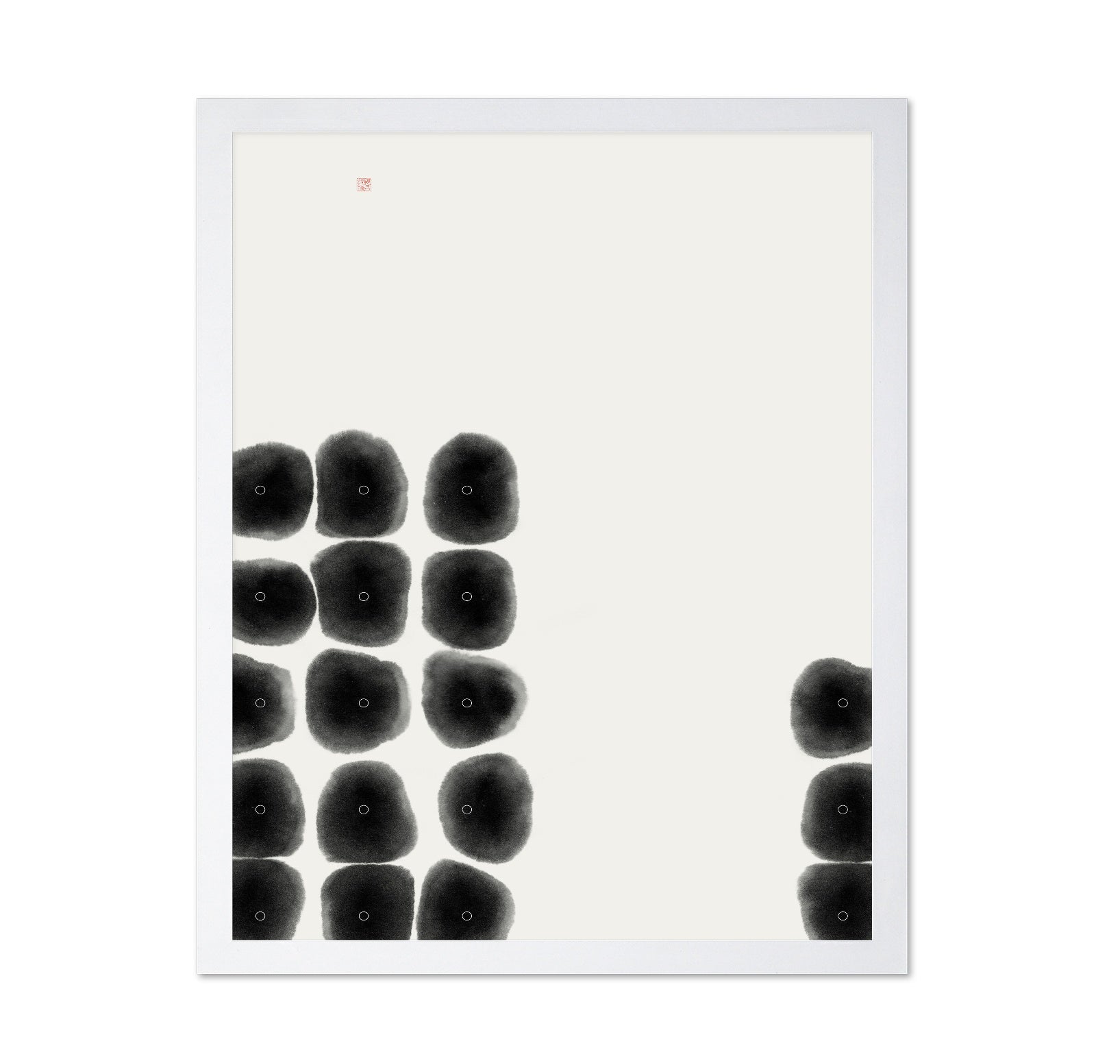 Ink Dot Grid Pattern