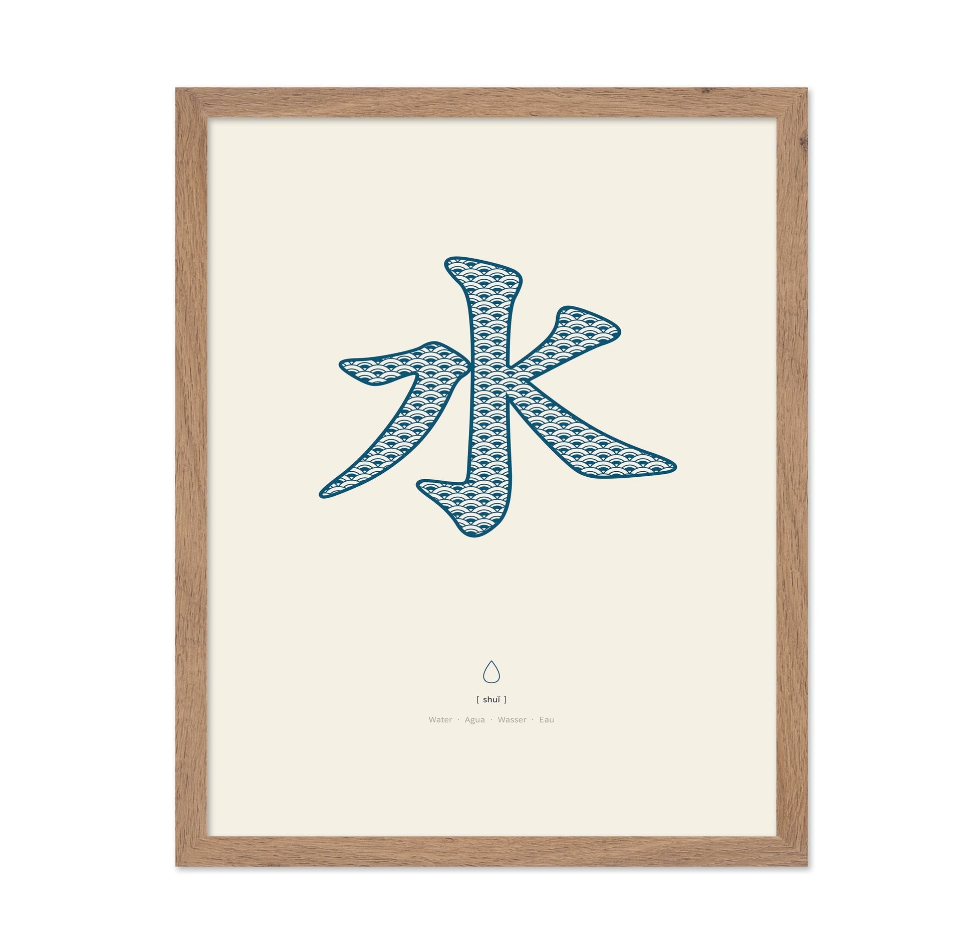 Water Kanji Pattern