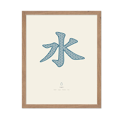 Water Kanji Pattern
