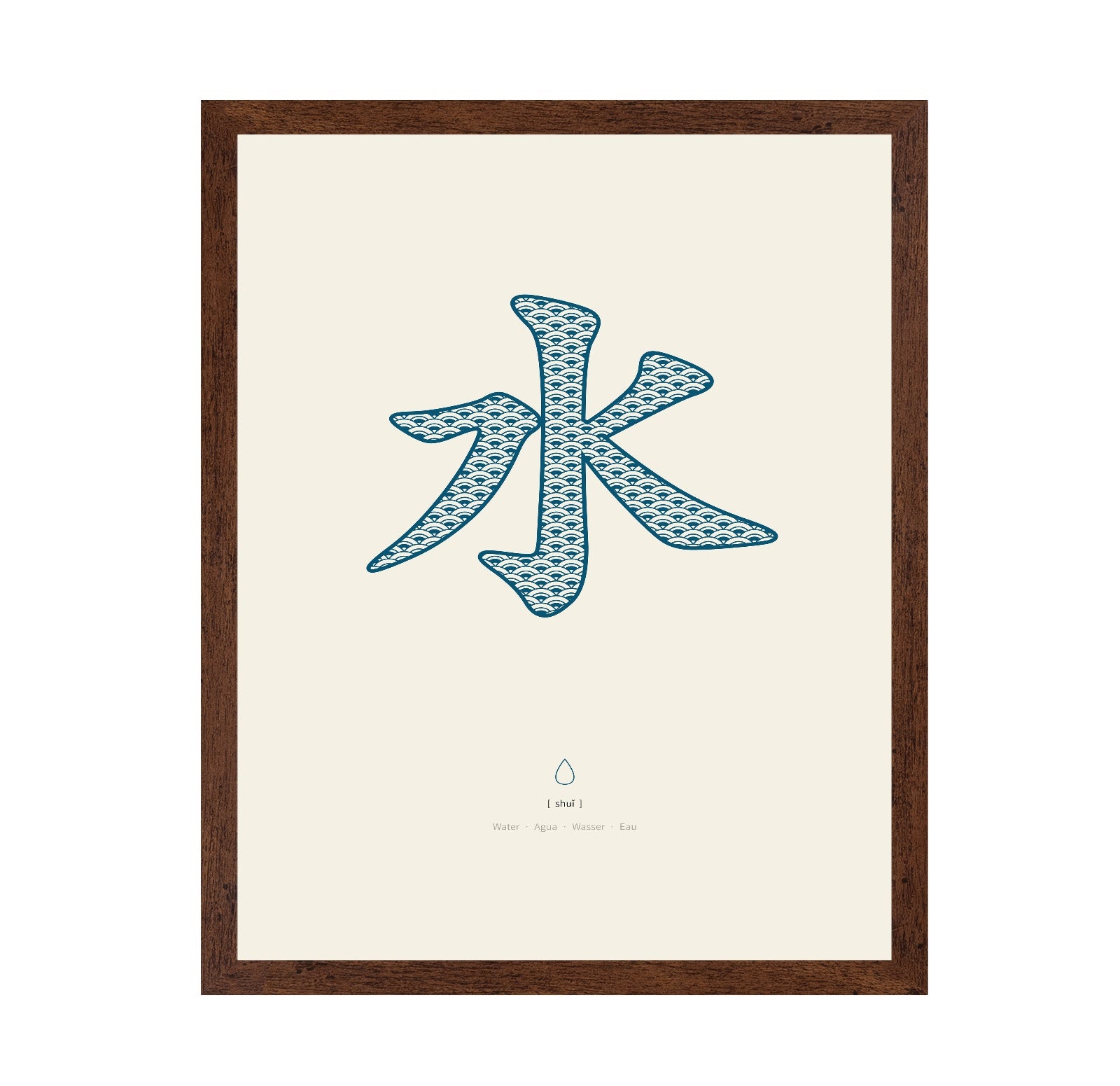 Water Kanji Pattern