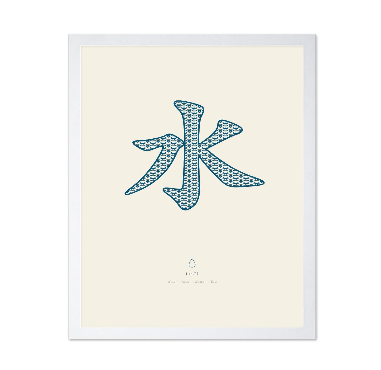 Water Kanji Pattern