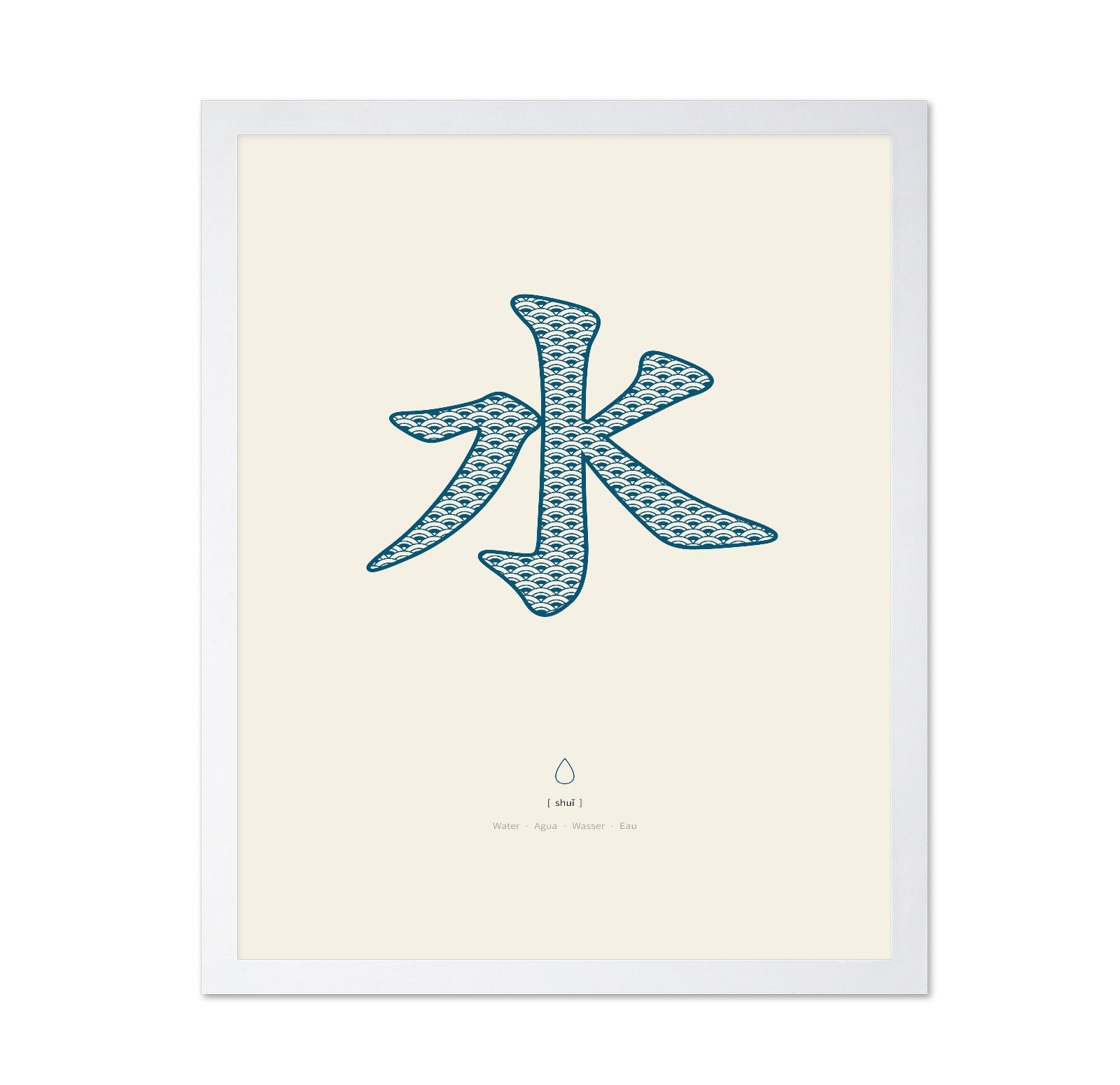 Water Kanji Pattern