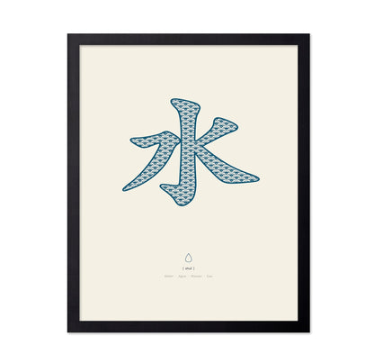 Water Kanji Pattern