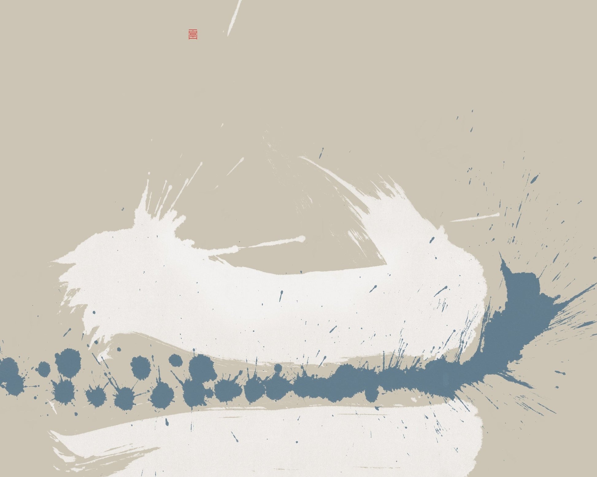 Abstract Ink Splash Flow