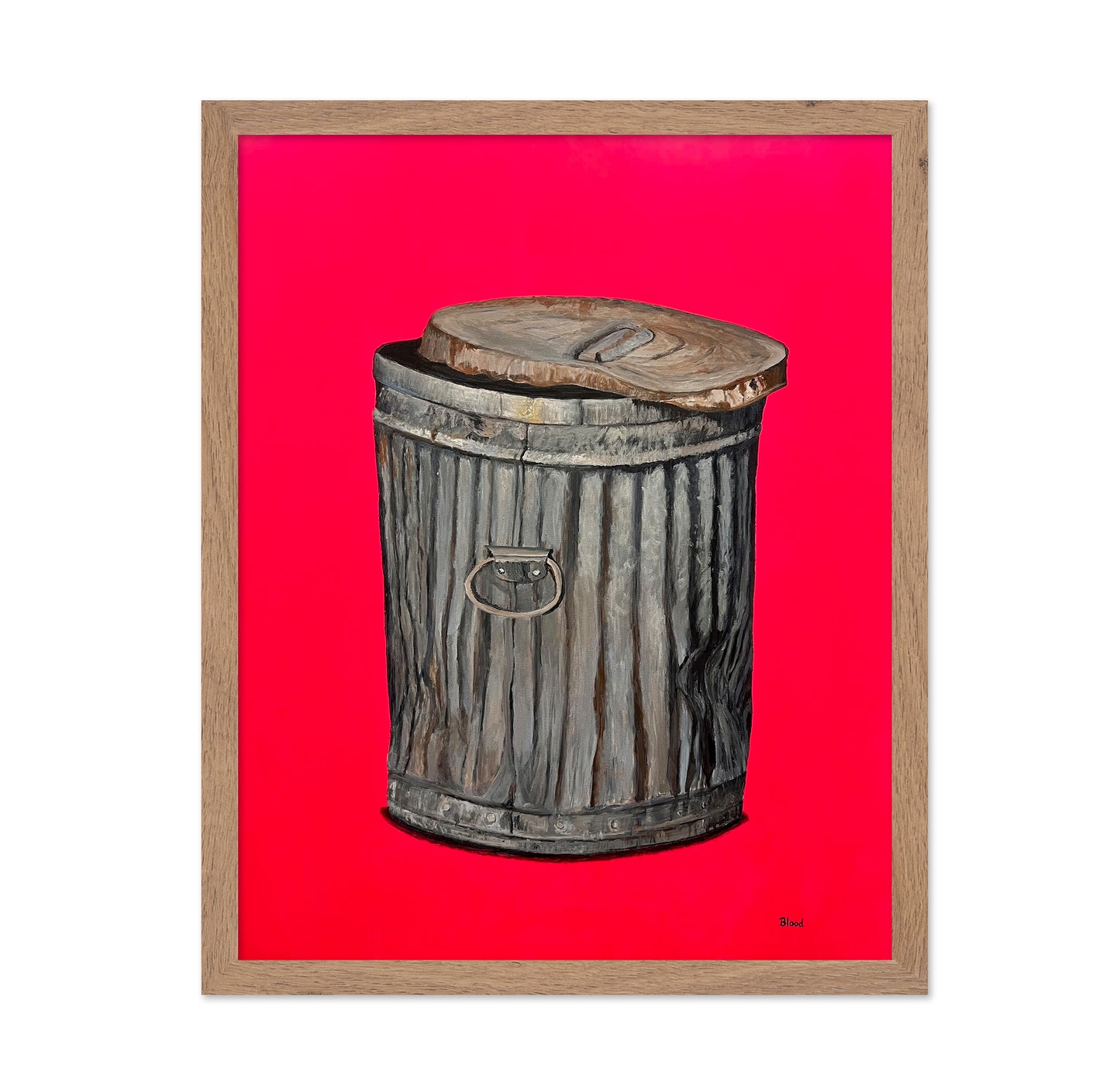Rustic Trash Can