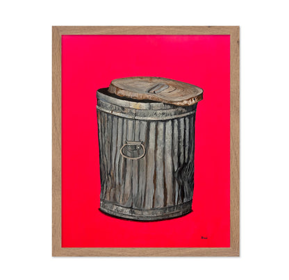 Rustic Trash Can