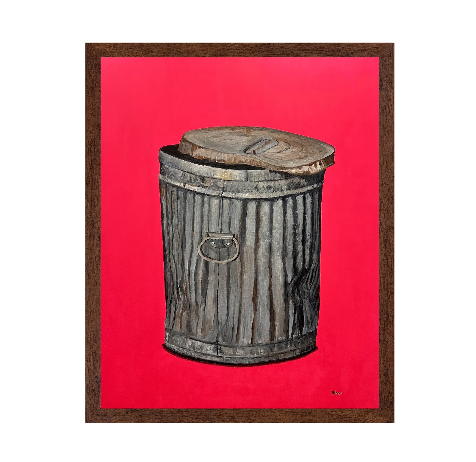 Rustic Trash Can