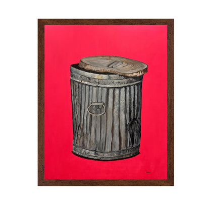 Rustic Trash Can
