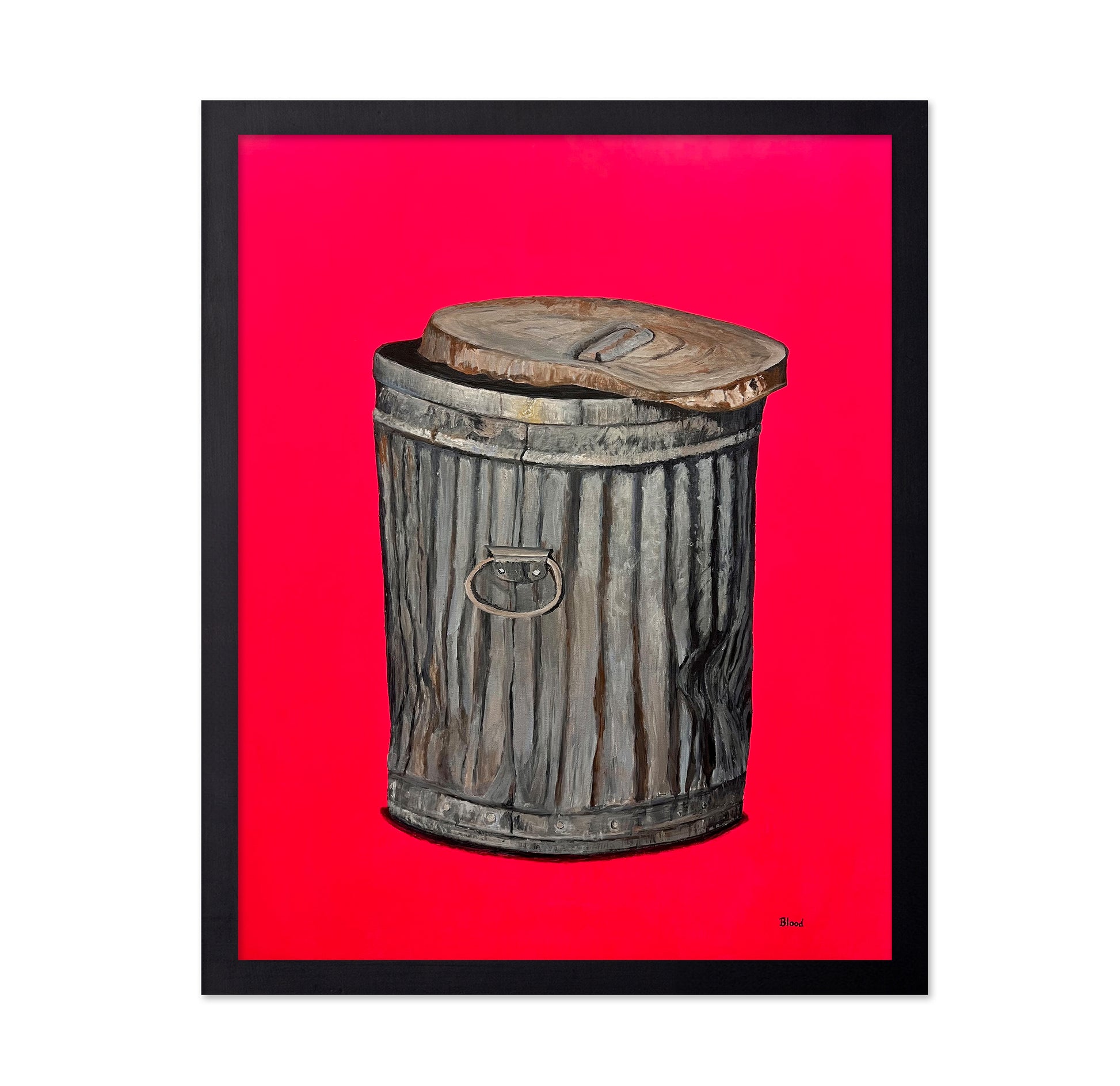 Rustic Trash Can