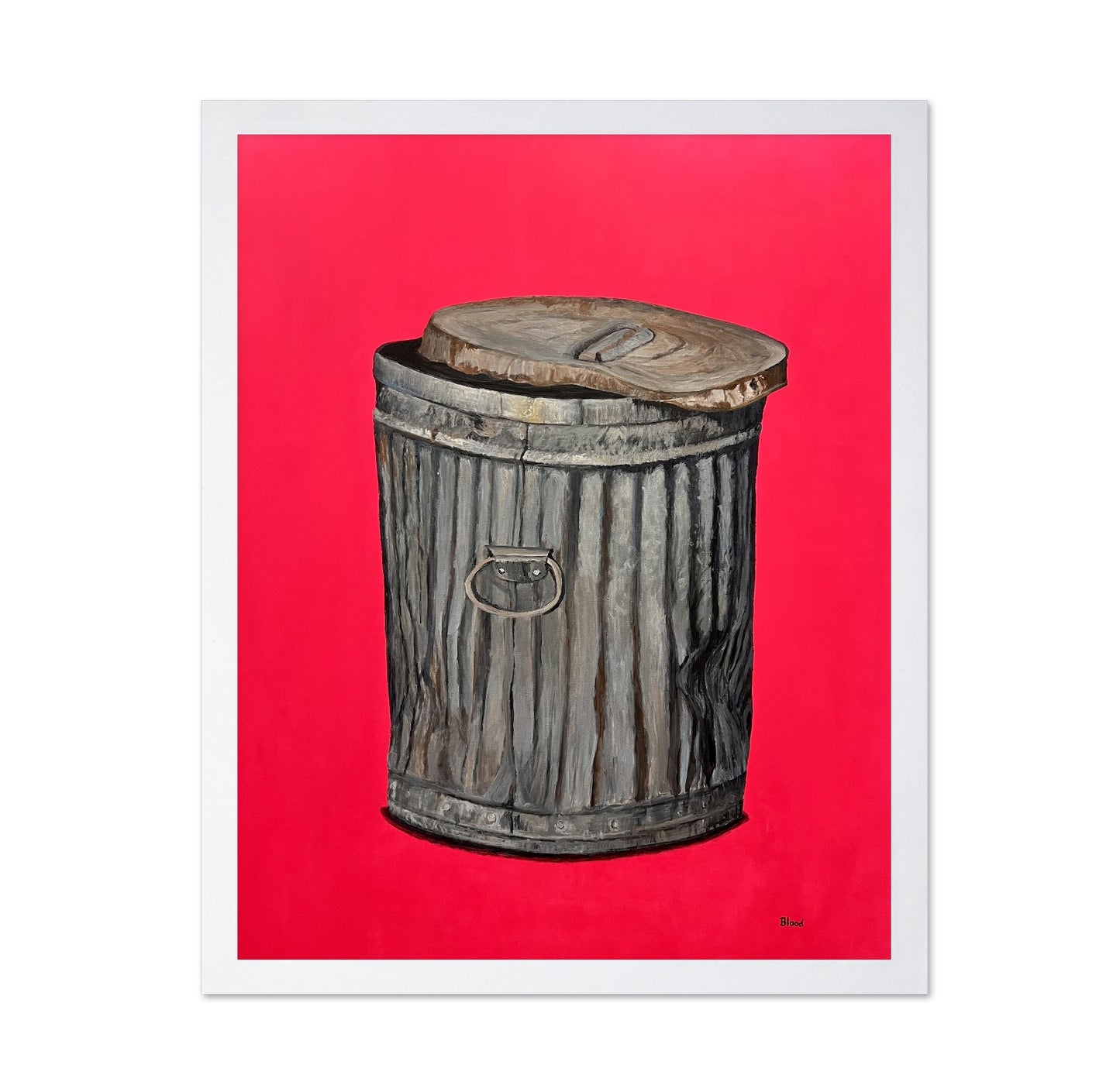 Rustic Trash Can