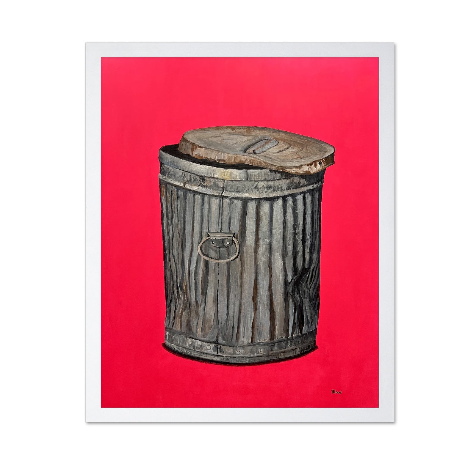 Rustic Trash Can