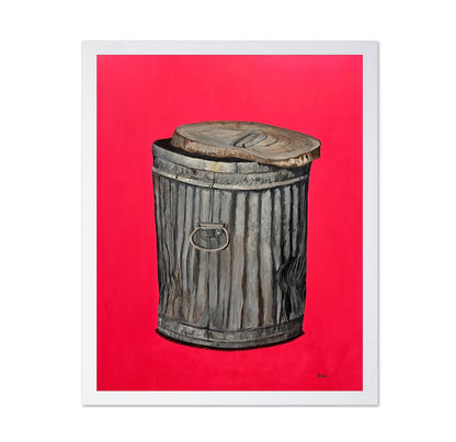 Rustic Trash Can