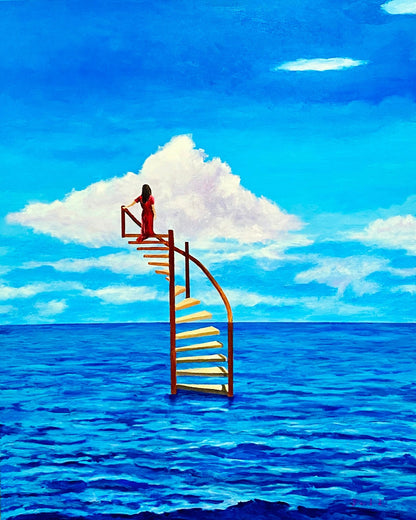 Stairway Above Sea