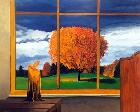 Autumn Window Glow