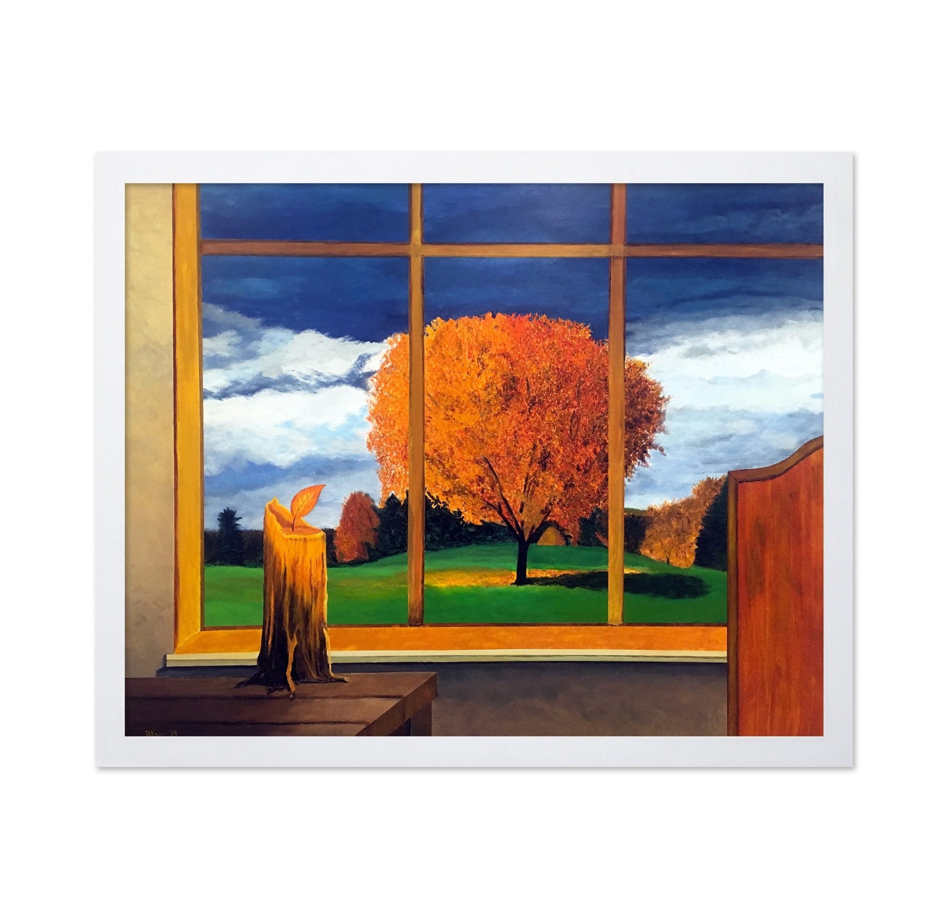 Autumn Window Glow