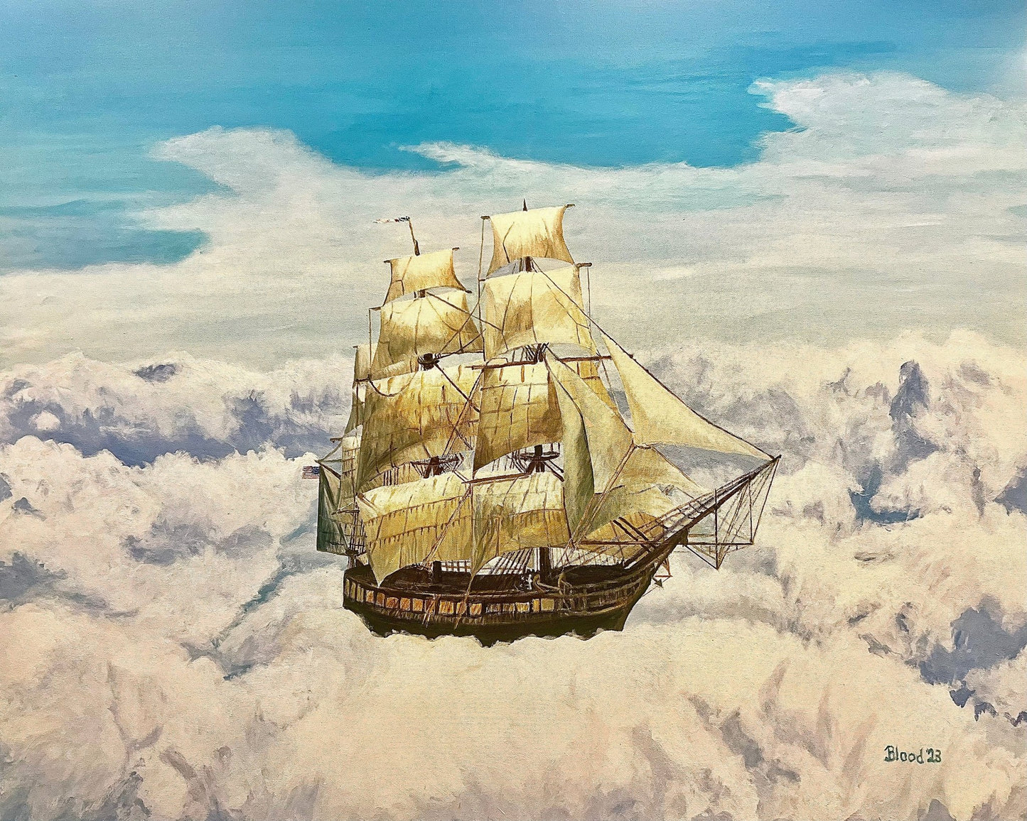 Ship Above The Clouds