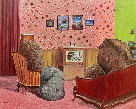 Rock Family Watching TV