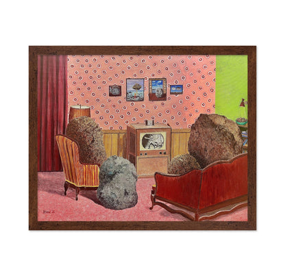 Rock Family Watching TV
