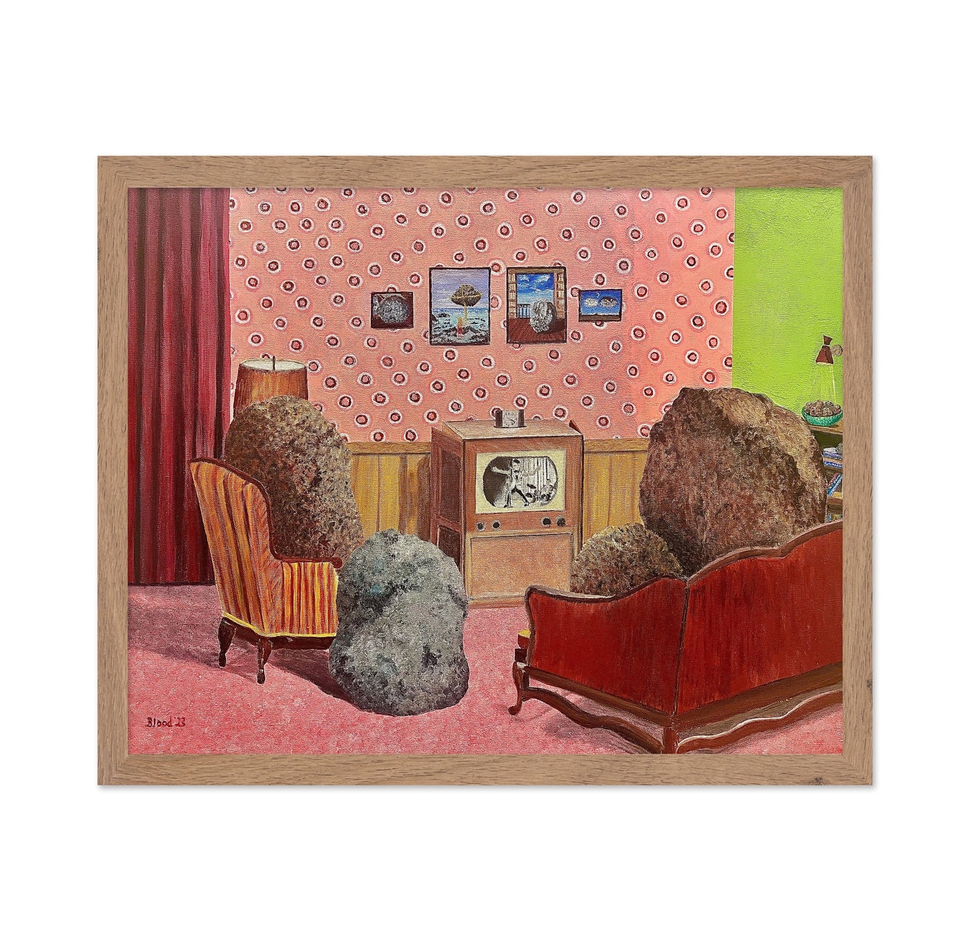 Rock Family Watching TV