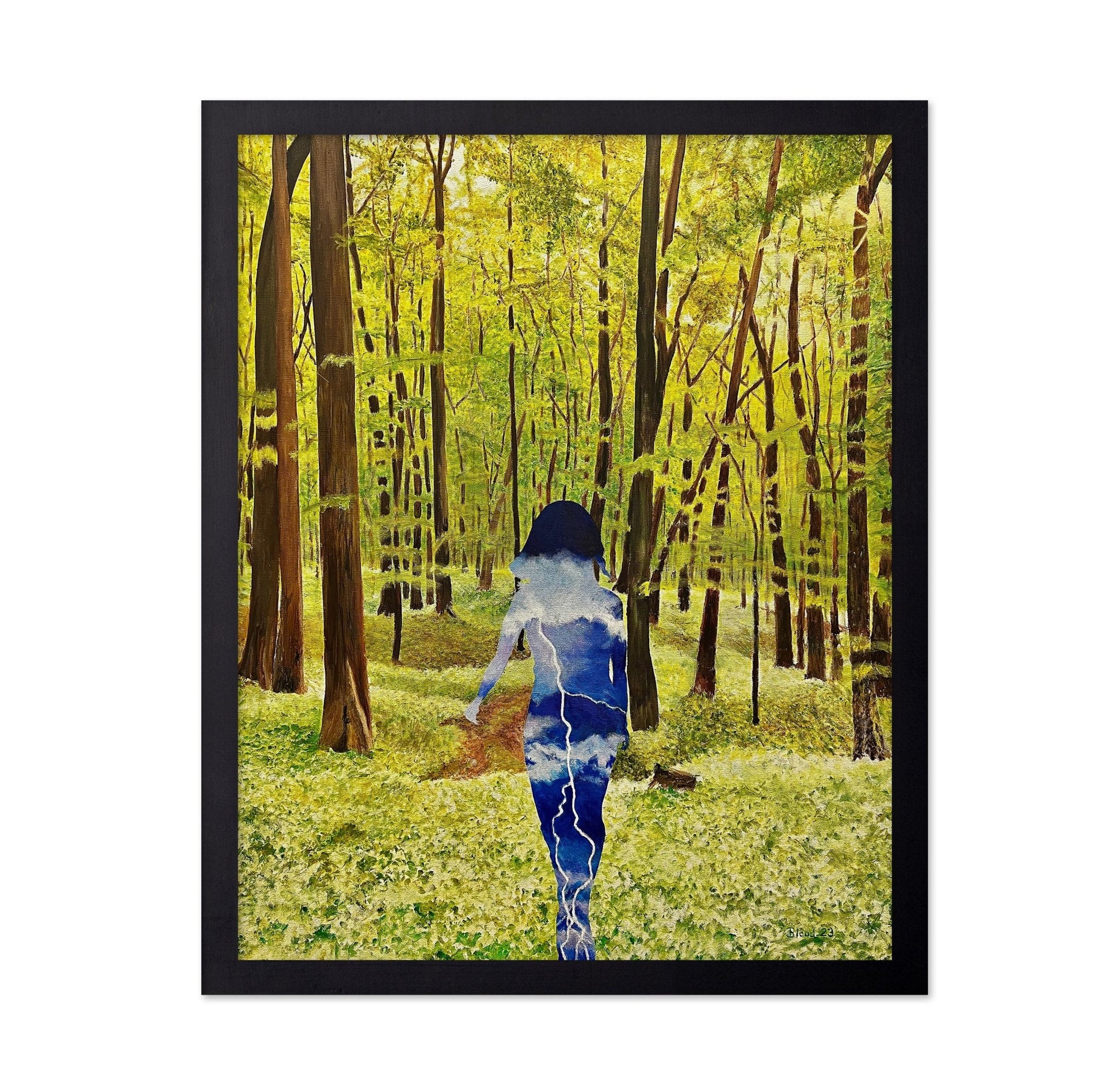 Sky Body In Forest
