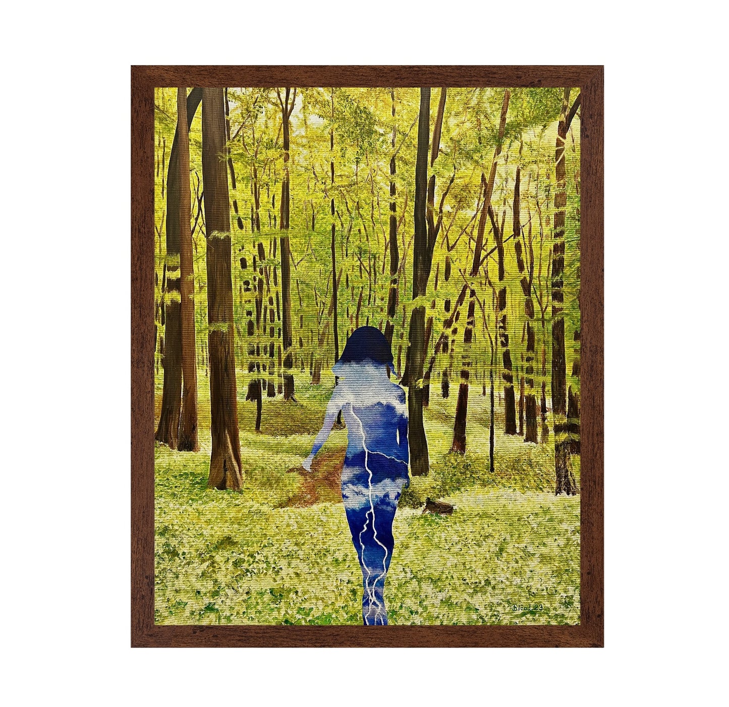 Sky Body In Forest