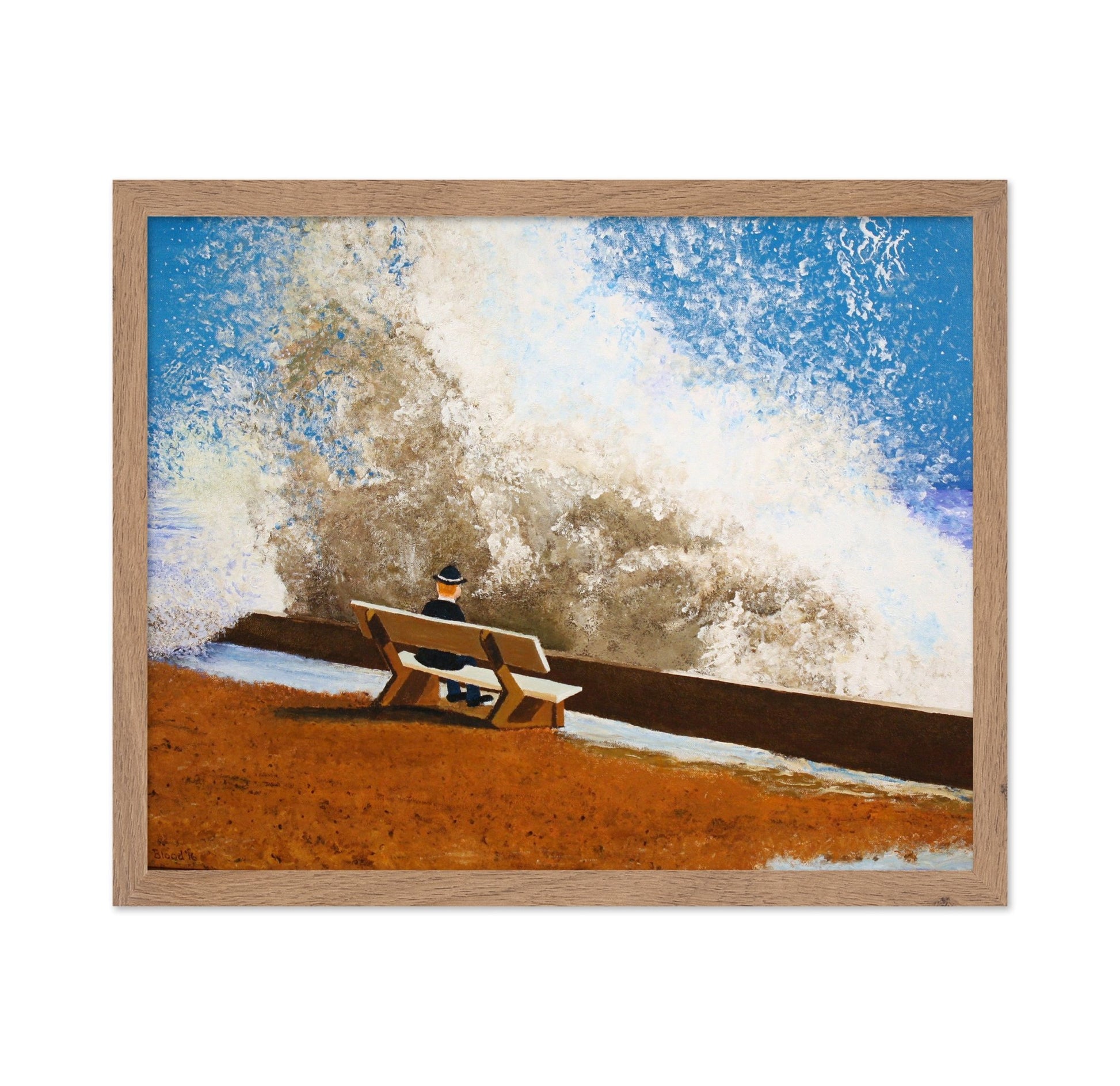 Man Watching Big Wave